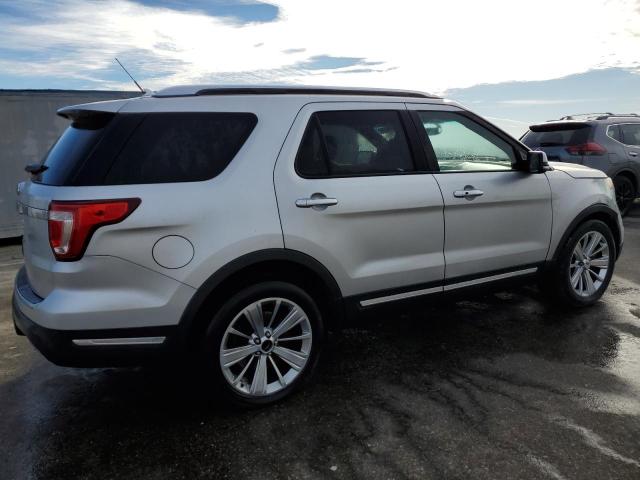 1FM5K7F80KGB11756 - 2019 FORD EXPLORER LIMITED SILVER photo 3