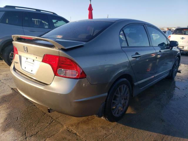 2HGFA165X8H349398 - 2008 HONDA CIVIC LX GRAY photo 3