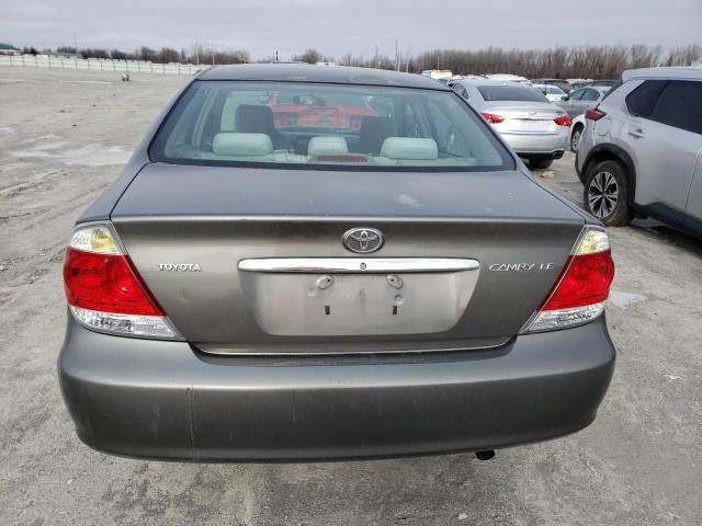 4T1BE32K85U551671 - 2005 TOYOTA CAMRY LE GRAY photo 6