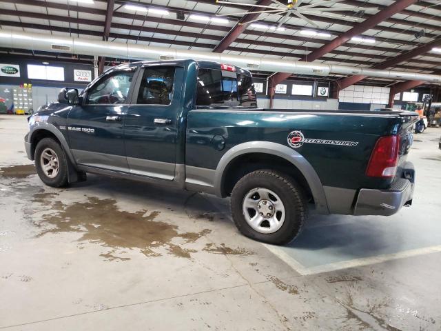 1D7RV1GT9BS594230 - 2011 DODGE RAM 1500 GREEN photo 2