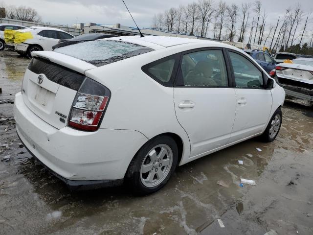 JTDKB22U840038192 - 2004 TOYOTA PRIUS WHITE photo 3