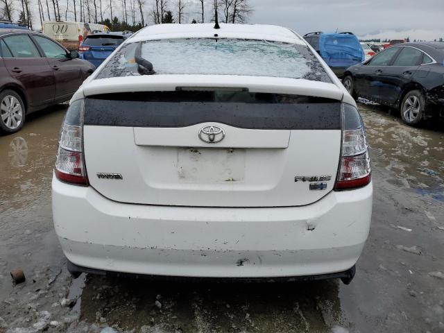 JTDKB22U840038192 - 2004 TOYOTA PRIUS WHITE photo 6