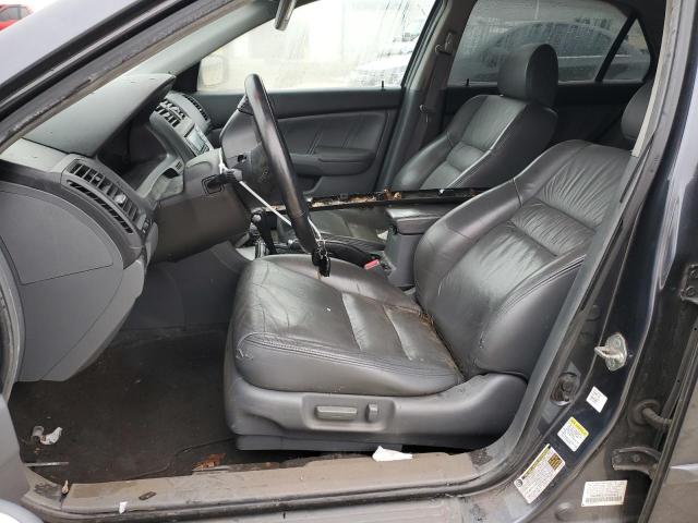 1HGCM66524A085402 - 2004 HONDA ACCORD EX GRAY photo 7