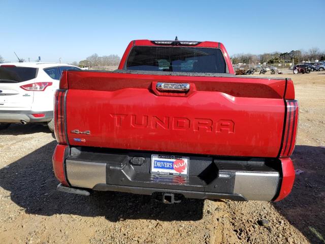 5TFJA5DB9NX004329 - 2022 TOYOTA TUNDRA CREWMAX LIMITED RED photo 6