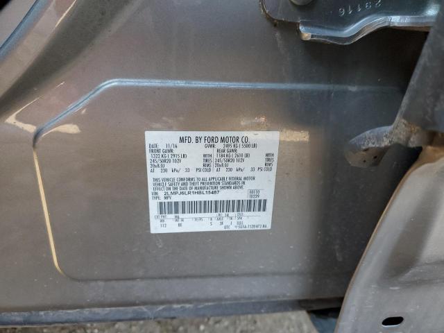 2LMPJ6LR1HBL15487 - 2017 LINCOLN MKX RESERVE GRAY photo 13