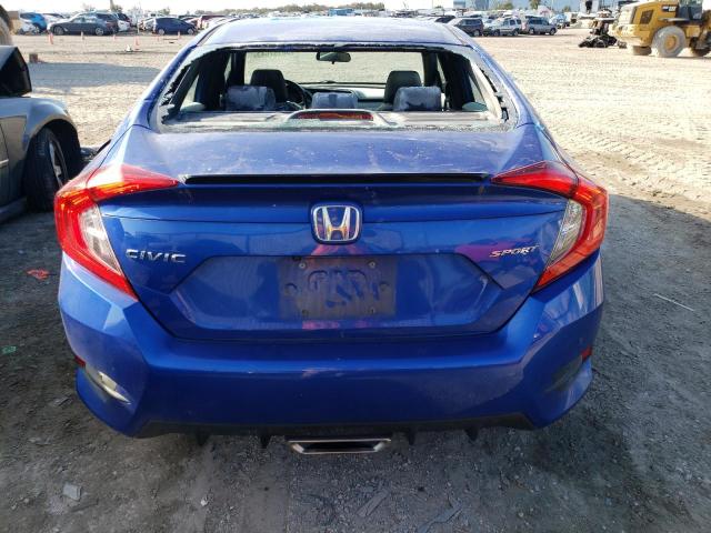 19XFC2F85KE018837 - 2019 HONDA CIVIC SPORT BLUE photo 6