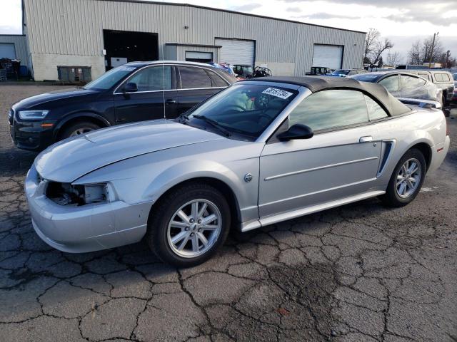1FAFP44664F197650 - 2004 FORD MUSTANG SILVER photo 1