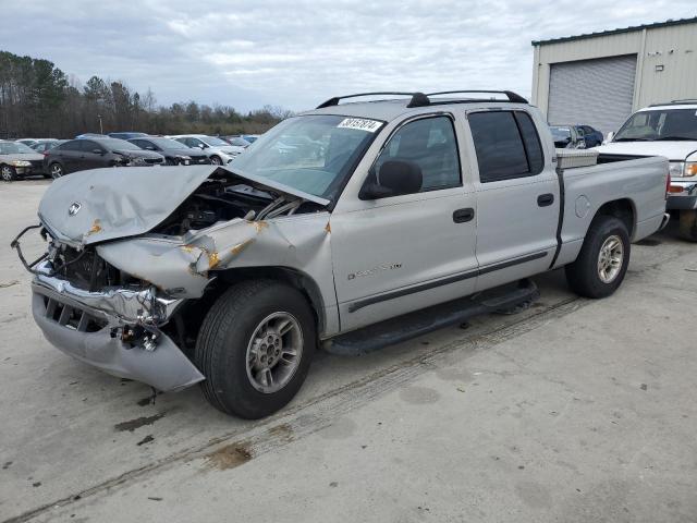 1B7GL2AN0YS700211 - 2000 DODGE DAKOTA QUAD SILVER photo 1