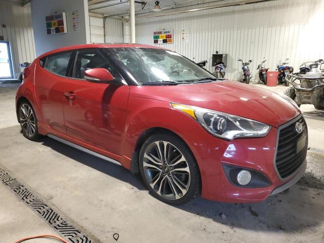 KMHTC6AE0GU288117 - 2016 HYUNDAI VELOSTER TURBO RED photo 4