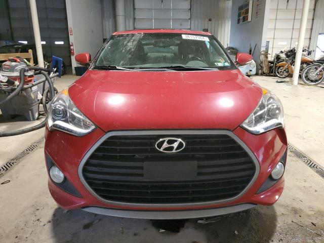 KMHTC6AE0GU288117 - 2016 HYUNDAI VELOSTER TURBO RED photo 5