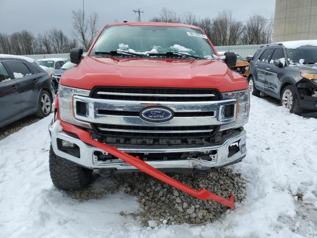 1FTEW1EP0JFD62599 - 2018 FORD F150 SUPERCREW RED photo 5