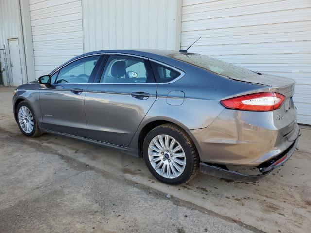 3FA6P0LU1DR373323 - 2013 FORD FUSION SE HYBRID GRAY photo 2