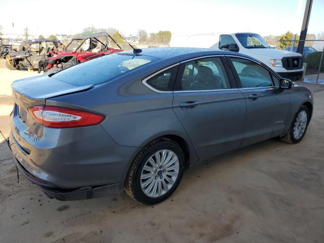 3FA6P0LU1DR373323 - 2013 FORD FUSION SE HYBRID GRAY photo 3