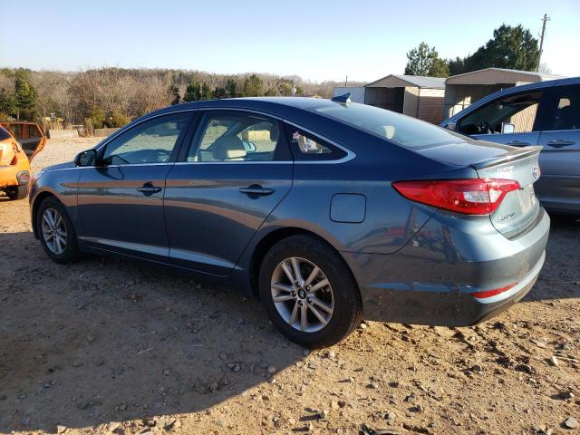 5NPE24AF7FH169678 - 2015 HYUNDAI SONATA SE BLUE photo 2