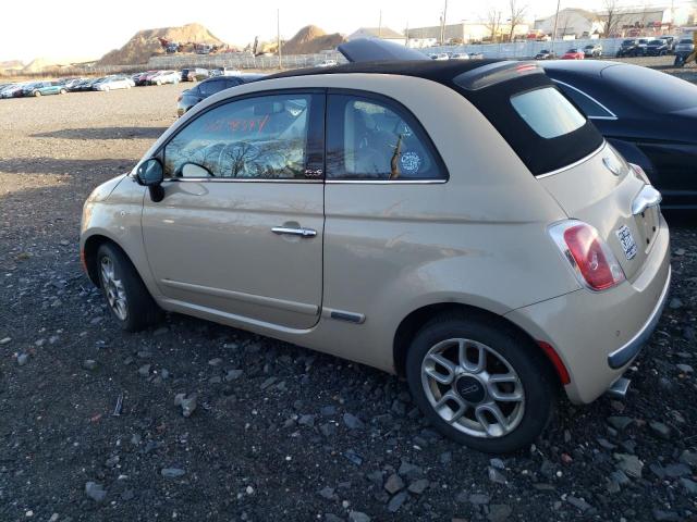 3C3CFFER4CT206150 - 2012 FIAT 500L LOUNGE TAN photo 2