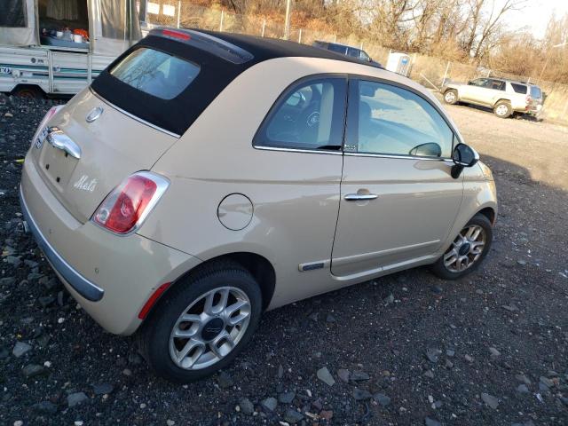 3C3CFFER4CT206150 - 2012 FIAT 500L LOUNGE TAN photo 3