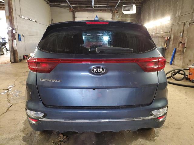 KNDPMCAC3L7730042 - 2020 KIA SPORTAGE LX BLUE photo 6