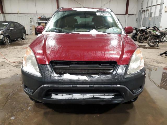 JHLRD78832C000609 - 2002 HONDA CR-V EX MAROON photo 5