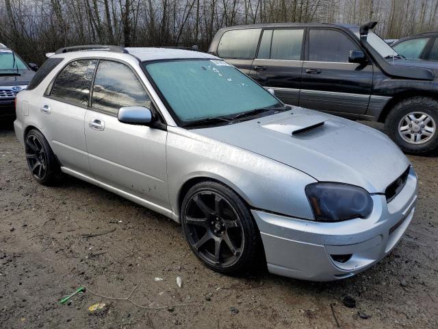 JF1GG296X4H807510 - 2004 SUBARU IMPREZA WRX SILVER photo 4