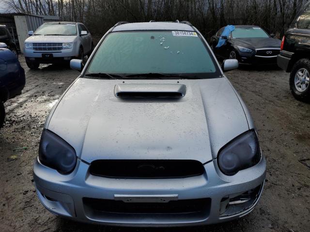 JF1GG296X4H807510 - 2004 SUBARU IMPREZA WRX SILVER photo 5