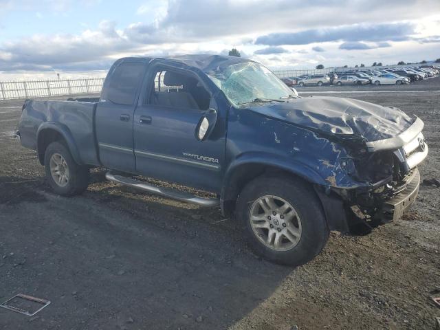5TBBT44174S448435 - 2004 TOYOTA TUNDRA ACCESS CAB SR5 BLUE photo 4