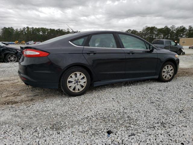 3FA6P0G72DR105935 - 2013 FORD FUSION S BLACK photo 3