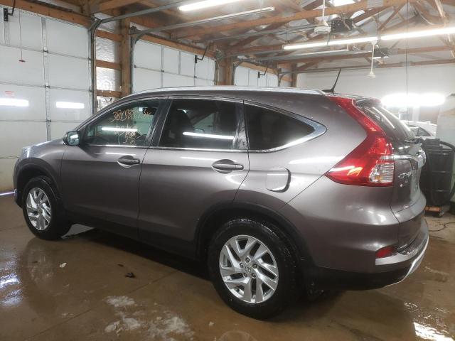 5J6RM4H72FL039548 - 2015 HONDA CR-V EXL GRAY photo 2