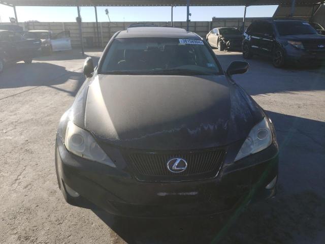 JTHBE262265002793 - 2006 LEXUS IS 350 BLACK photo 5