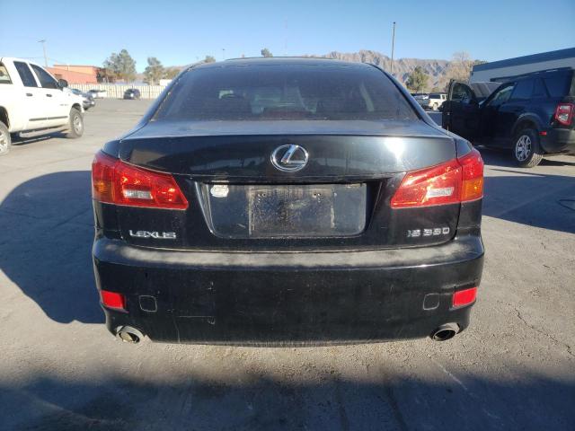 JTHBE262265002793 - 2006 LEXUS IS 350 BLACK photo 6