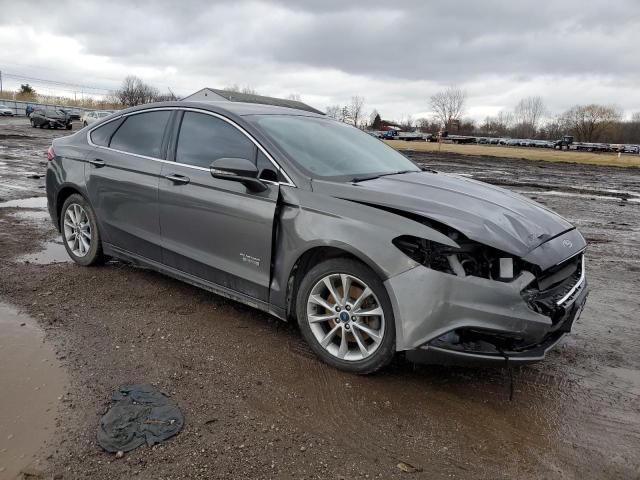 3FA6P0PU1HR149517 - 2017 FORD FUSION SE PHEV GRAY photo 4