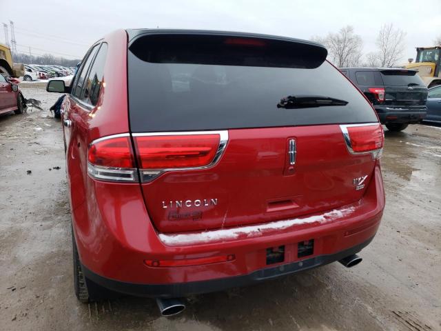 2LMDJ8JK2CBL17388 - 2012 LINCOLN MKX BURGUNDY photo 6