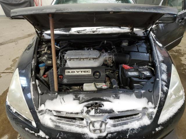 1HGCM66374A800981 - 2004 HONDA ACCORD LX BLACK photo 11