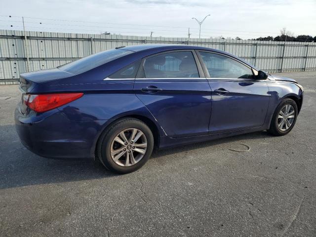 5NPEB4ACXBH101293 - 2011 HYUNDAI SONATA GLS BLUE photo 3