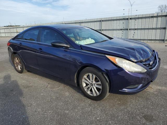 5NPEB4ACXBH101293 - 2011 HYUNDAI SONATA GLS BLUE photo 4