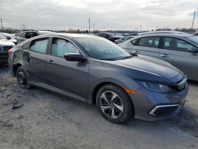 2HGFC2F65KH585408 - 2019 HONDA CIVIC LX GRAY photo 4