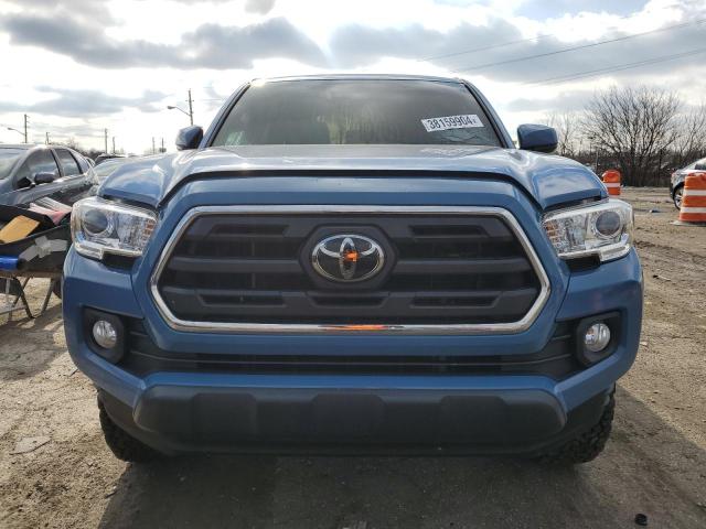 3TMCZ5AN5KM232281 - 2019 TOYOTA TACOMA DOUBLE CAB BLUE photo 5