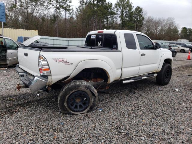 5TEUU4ENXAZ746183 - 2010 TOYOTA TACOMA ACCESS CAB WHITE photo 3