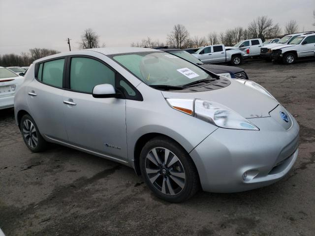 1N4BZ0CP9HC302491 - 2017 NISSAN LEAF S SILVER photo 4