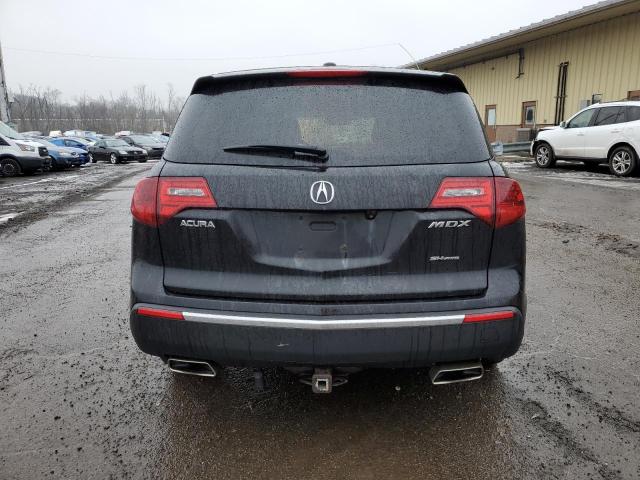 2HNYD2H37CH536214 - 2012 ACURA MDX TECHNOLOGY BLACK photo 6