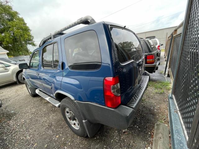 5N1DD28T72C578870 - 2002 NISSAN XTERRA XE BLUE photo 3