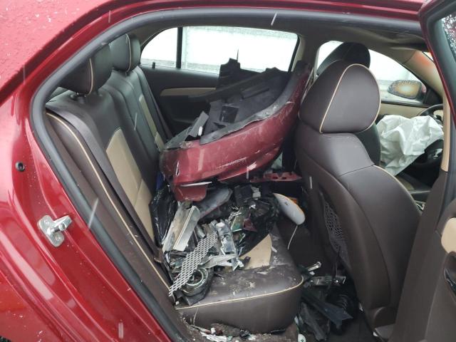 1G1ZE5E78AF220991 - 2010 CHEVROLET MALIBU LTZ მუქწითელი ფოტო 10