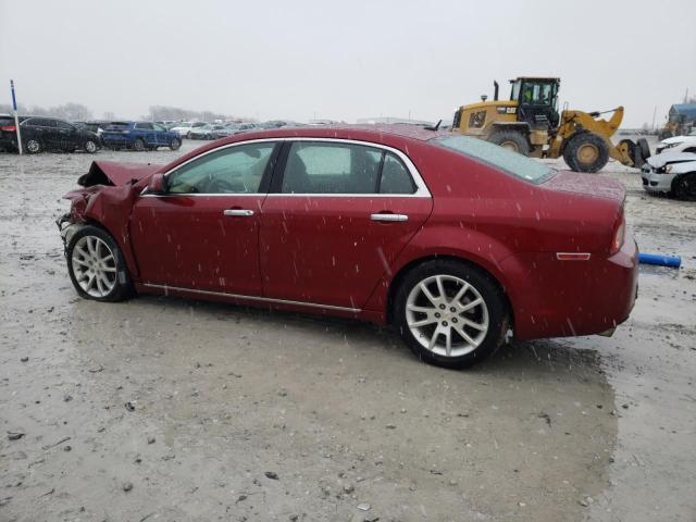 1G1ZE5E78AF220991 - 2010 CHEVROLET MALIBU LTZ მუქწითელი ფოტო 2