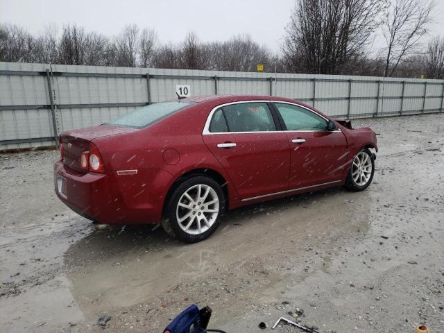 1G1ZE5E78AF220991 - 2010 CHEVROLET MALIBU LTZ მუქწითელი ფოტო 3