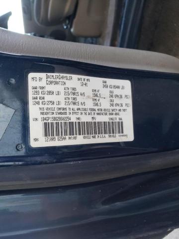 1B4GP15B62B602254 - 2002 DODGE CARAVAN EC BLUE photo 13