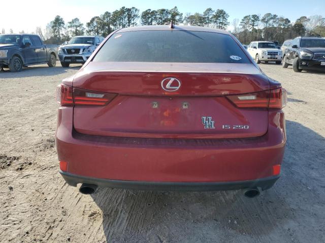 JTHBF1D20E5023554 - 2014 LEXUS IS 250 BURGUNDY photo 6