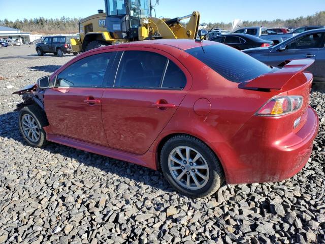 JA32U2FU3AU014521 - 2010 MITSUBISHI LANCER ES/ES SPORT RED photo 2