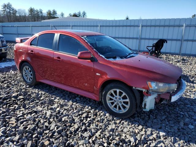 JA32U2FU3AU014521 - 2010 MITSUBISHI LANCER ES/ES SPORT RED photo 4