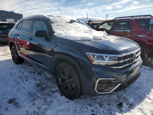 1V2PE2CA5MC232368 - 2021 VOLKSWAGEN ATLAS CROS SE Синий фото 4