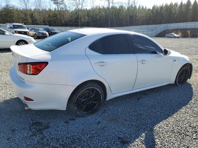 JTHCF5C29C5058345 - 2012 LEXUS IS 250 WHITE photo 3