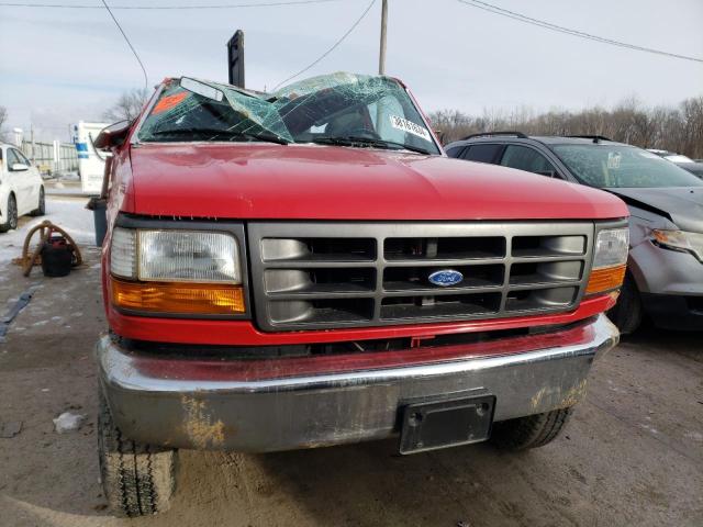 1FTHF26H6SLB47502 - 1995 FORD F250 RED photo 5